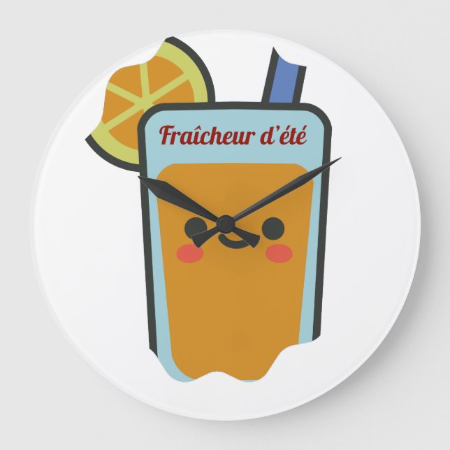 Relógio Grande Fraîcheur d'été (Frente)