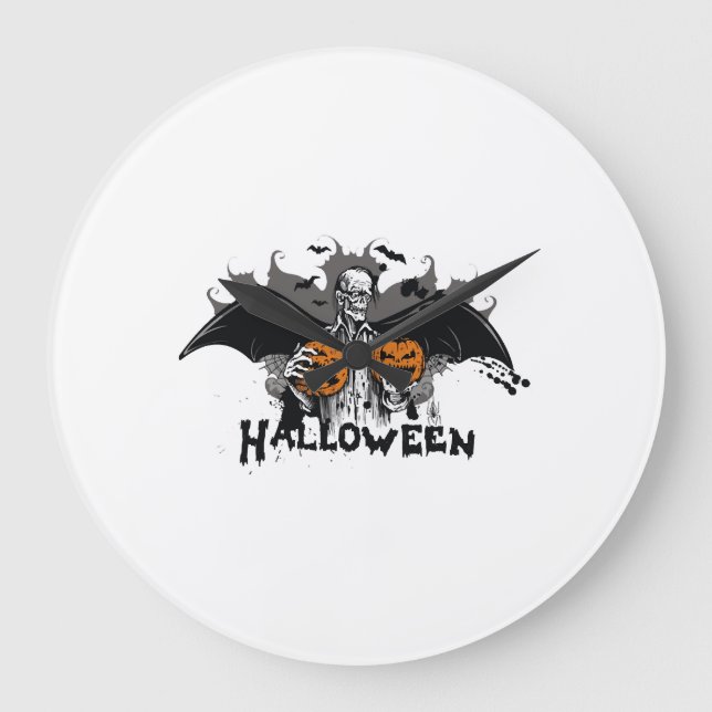 Relógio Grande Frankenstein Halloween (Frente)