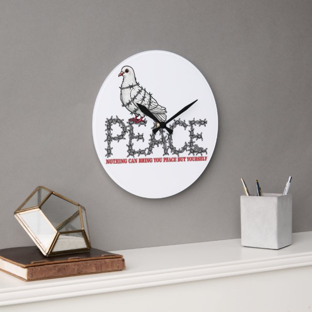 Relógio Grande Freedom and peace (Escritório)