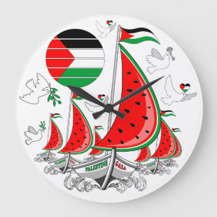 Relógio Grande Freedom Global Sumud Flotilla Boats para Gaza