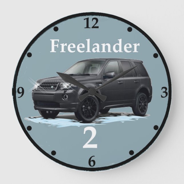 Relógio Grande Freelander SUV Wall Clock (Frente)