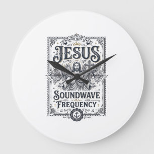 Relógio Grande Frequência da Onda Sonora de Jesus Frequência da O