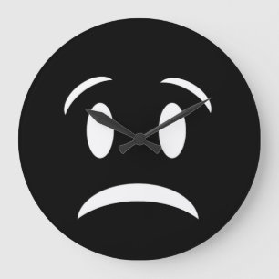 RELÓGIO GRANDE FROWNIE FACE