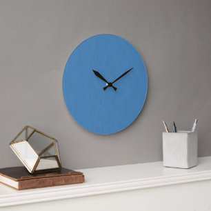 Relógio Grande Fundo azul simples e calmo com textura
