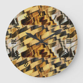 Relógio Grande fundo de bronze ouro