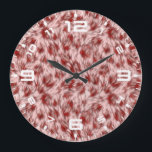 Relógio Grande Fundo de Textura de Tecido castanho abstrato - 246<br><div class="desc">Fundo de Textura de Tecido castanho abstrato - 24602</div>