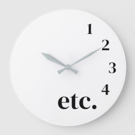 Relógio Grande Funny etc.