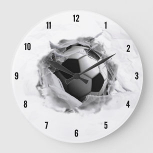 Relógio Grande Futebol Criativo