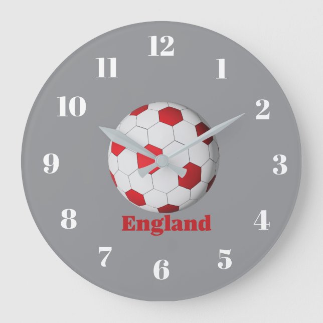 Relógio Grande Futebol da Inglaterra (Frente)