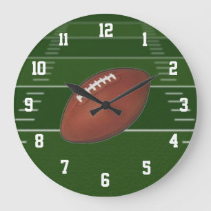 Relógio Grande Futebol no Field Clock
