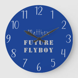 Relógio Grande Futuro Aviador Personalizado Militar