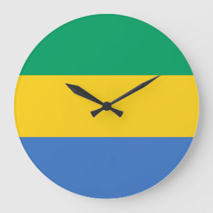 Relógio Grande Gabão Flag