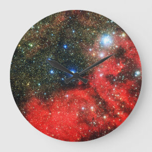 Relógio Grande Galáxia Dourada de queda