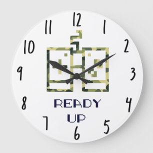 Relógio Grande Gamer preparado para o Controlador de Jogo de Víd