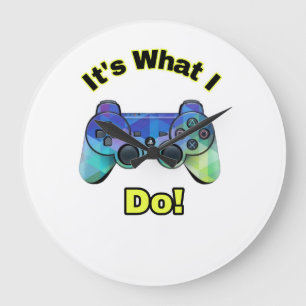 Relógio Grande Gamers Wall Clock