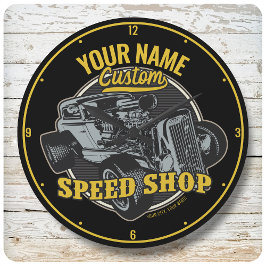Relógio Grande Garagem de Corrida Compre Personalizada de Velocid