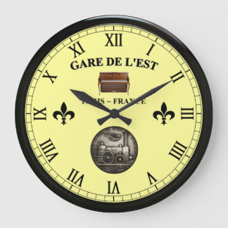 Relógio Grande Gare de L’Est ~ Paris França ~ Piano ereto ~