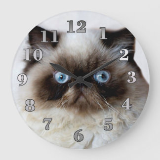Relógio Grande Gato engraçado