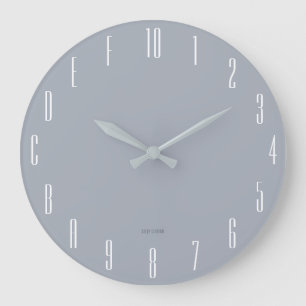 Relógio Grande Geek hexadecimal (estreito)