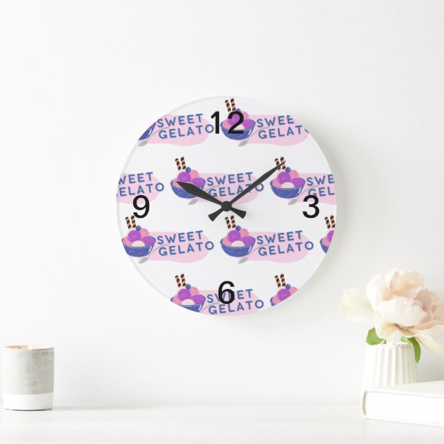 Relógio Grande gelato doce (Lar)