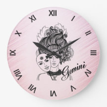 Gemini mascarada Lady Zodiac Numerações romanas ro