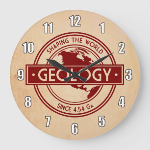 Relógio Grande Geologia que dá forma ao logotipo do mundo