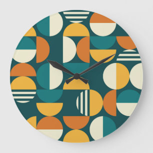 Relógio Grande Geométrico do século do médio: Design minimalista 