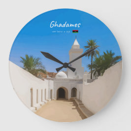 Relógio Grande Ghadames, Líbia - Mesquita Branca