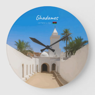 Relógio Grande Ghadames, Líbia - Mesquita Branca