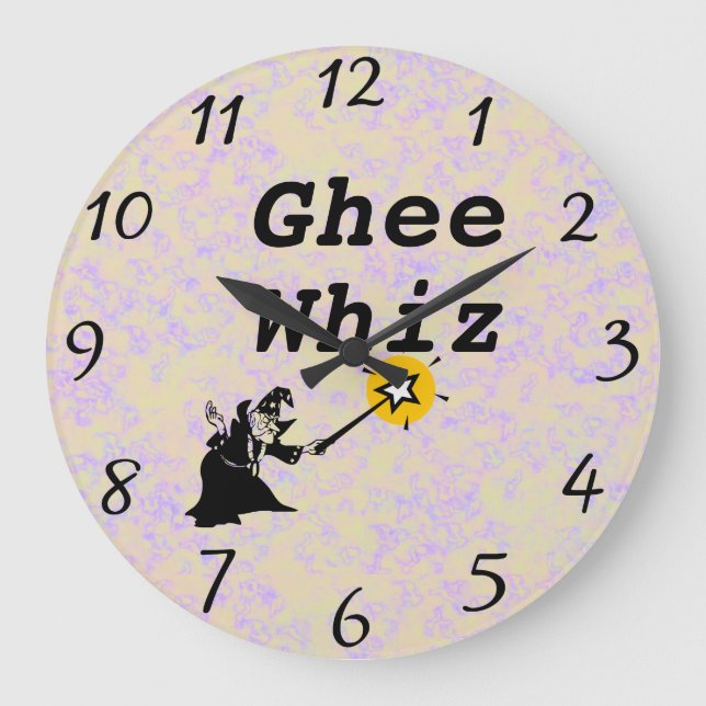 Relógio Grande Ghee Whiz Wall Clock (Frente)