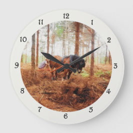 Relógio Grande Giant Gentil - Rascunho dos Registros de Cavalo na