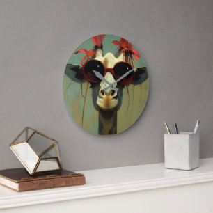 Relógio Grande Girafa legal