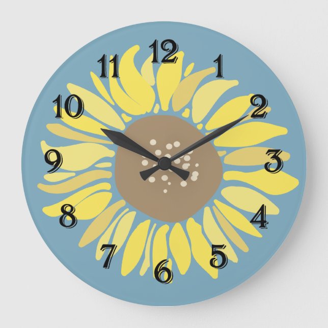 Relógio Grande Girassol (Frente)