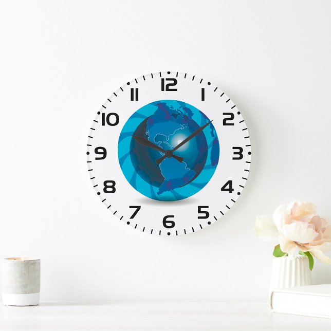 Relógio Grande Globo Azul (Criador carregado)