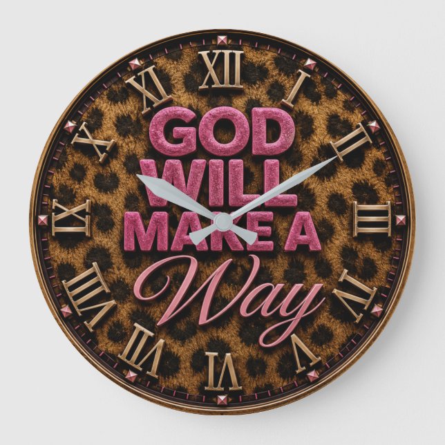 Relógio Grande God Will Make a Way (Frente)