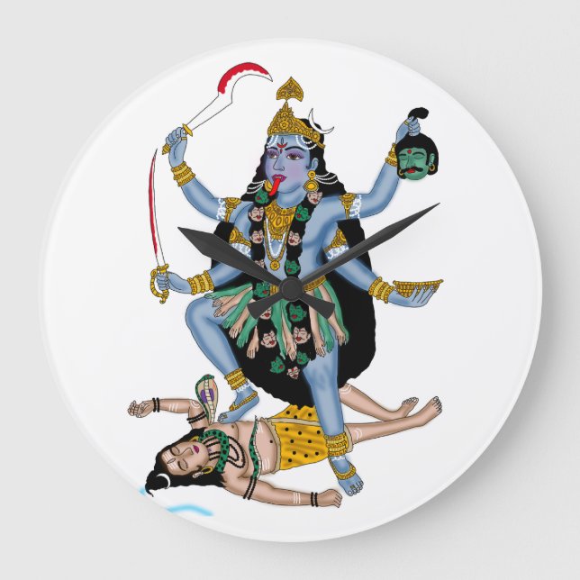 Relógio Grande Goddess Kali Clock (Frente)