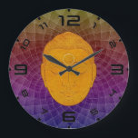 Relógio Grande Golden Buddha Zen Mandala Wall Clock<br><div class="desc">Time feels calmer when wisdom is watching. This Golden Buddha Zen Mandala clock blends sacred geometry,  mindfulness energy,  and a black-and-gold aesthetic to turn any room into a peaceful focus zone. Perfect for yoga lovers,  meditation spaces,  and anyone who wants every minute to feel a little more balanced.</div>