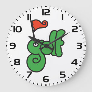 Relógio Grande Golf Wang Verde Vibrante e Vermelho