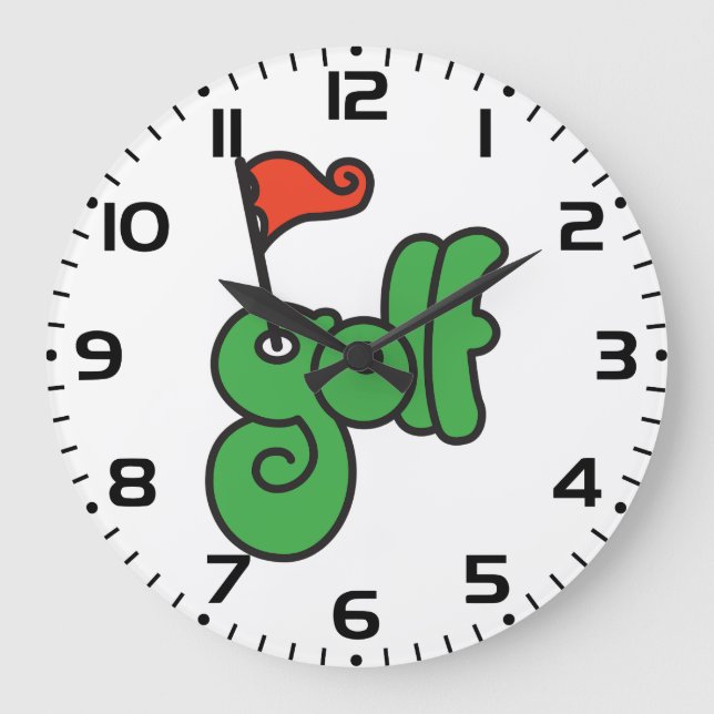 Relógio Grande Golf Wang Verde Vibrante e Vermelho (Frente)