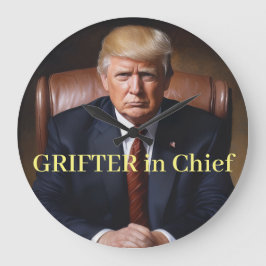 Relógio Grande Golpista Chefe Trump