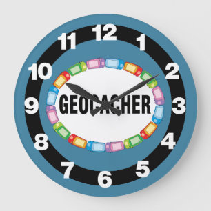 Relógio Grande GPS Geocacher Oval