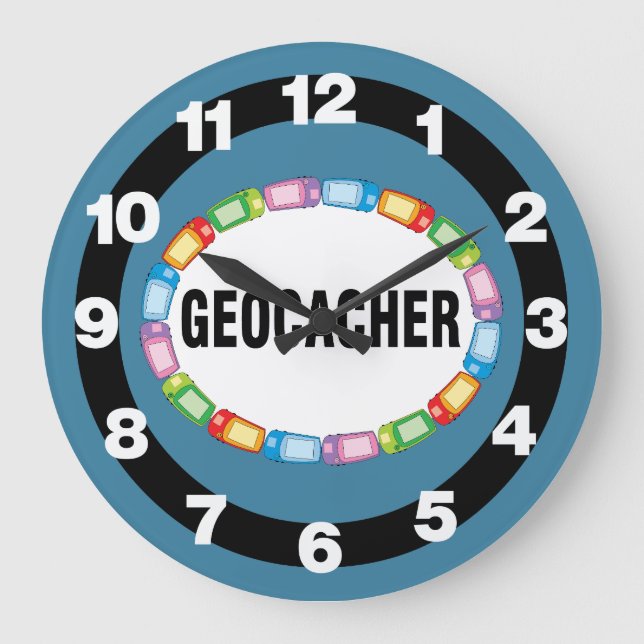 Relógio Grande GPS Geocacher Oval (Frente)