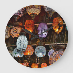 Relógio Grande Grand Bazar Em Istambul, Turquia