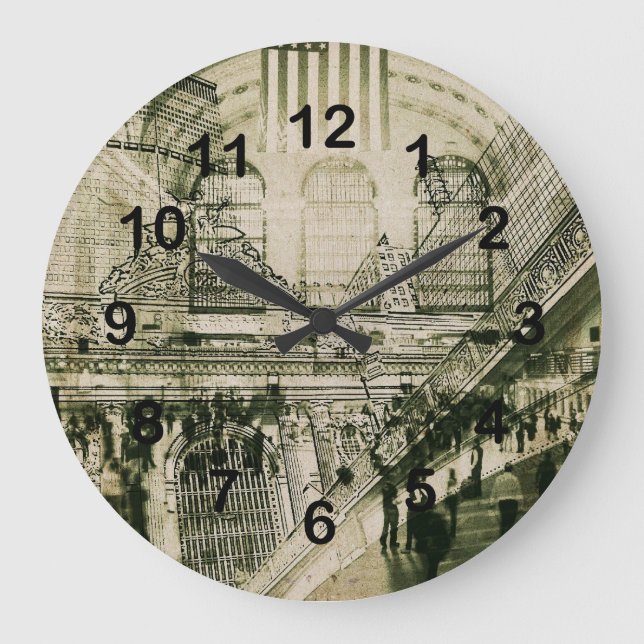 Relógio Grande Grande estação central, NYC (Frente)