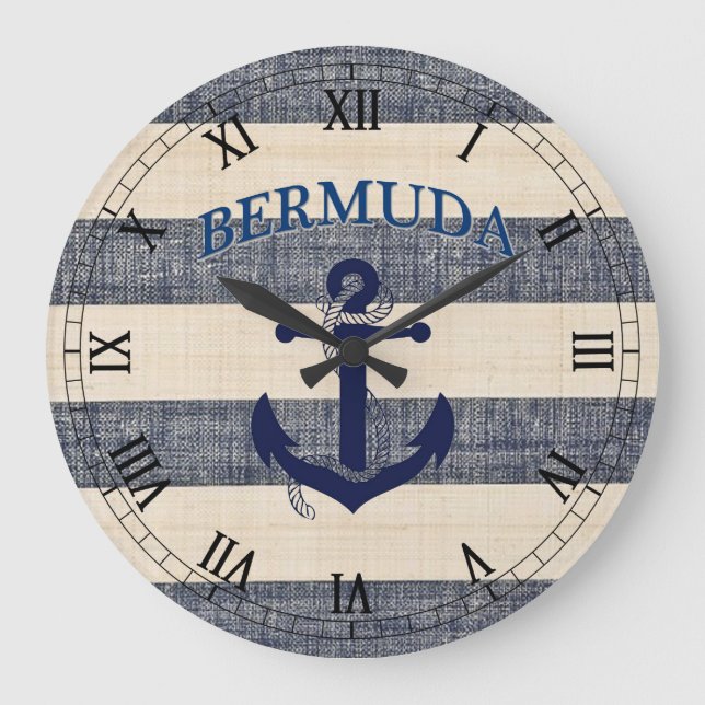 Relógio Grande Grande pulso de disparo de Bermuda! (Frente)