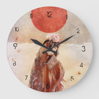 Relógio Grande Grande pulso de disparo redondo de Sukiyaki com