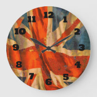 Grunge Style Union Jack British Flag