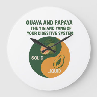 Relógio Grande Guava e Papaya: O Yin e Yang da Digestão