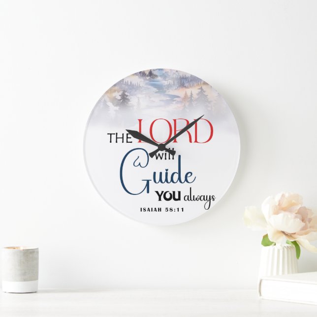 Relógio Grande Guide you always (Lar)