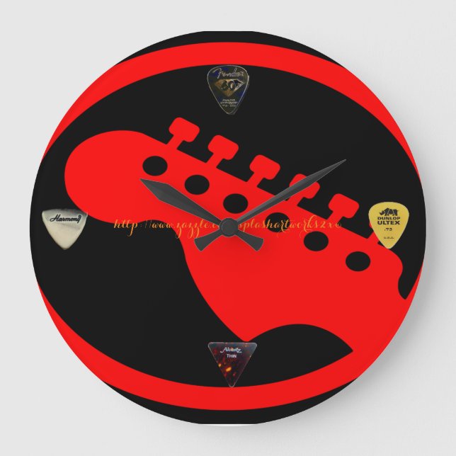 Relógio Grande "Guitarra " (Frente)